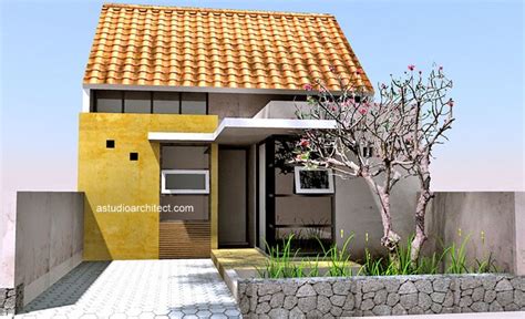 Warna cat rumah dengan rumah minimalis 5 x 10 m. a: desain gratis Rumah tipe 60an dengan dapur terbuka