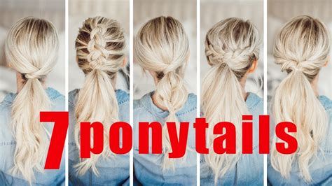Different Types Of Ponytails Hairstyles Videos Hairstyle Guides