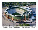 Aerial Photo of Green Bay Packers Stadium - Lambeau Field - Green Bay ...