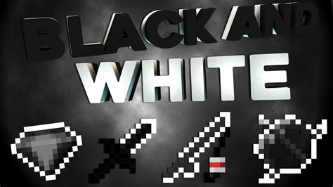 Review Texture Pack Pvp Minecraft Black And White Youtube
