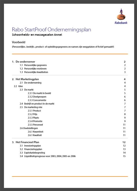 Voorbeeld Ondernemingsplan Zo Ziet Een Bedrijfsplan V Vrogue Co