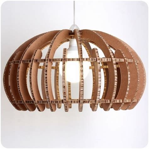 Diy Cardboard Lamp Designs Upcycling Ideas Pendant Lamp Original Shape