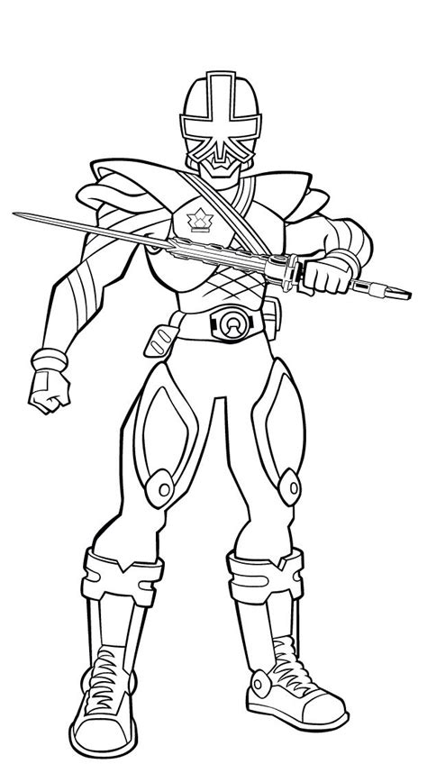 105 power rangers printable coloring pages for kids. Power Ranger Samurai Coloring Picture | Coloring Page ...