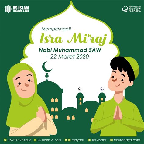 Selamat Memperingati Isra Miraj 22 Maret 2020 Rs Islam Surabaya
