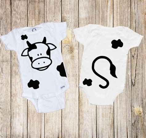 Cow Baby Onesie Baby Onesie Baby Shower T Animal Etsy Canada