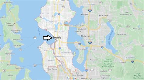 Seattle Map And Map Of Seattle Seattle On Map Where Is Map