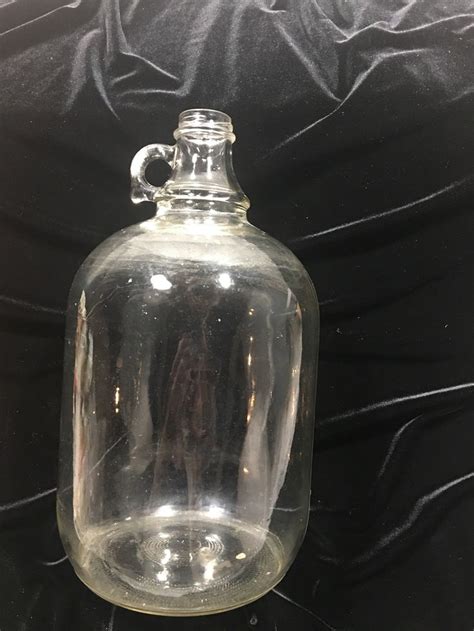 Vintage Glass Gallon Jar Vintage Glass Jug Etsy Antique Glass
