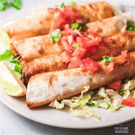 Rolled Tacos Taquitos My Stay At Home Adventures