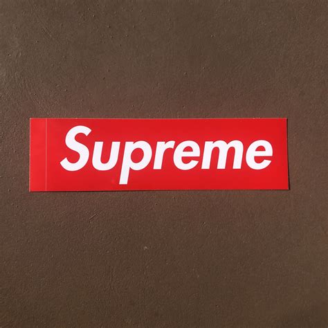 Supreme Logo Box Sticker