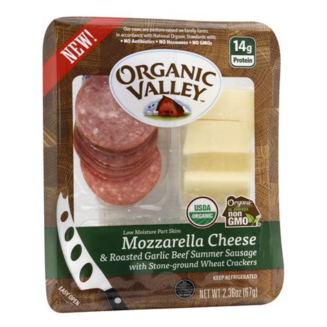 Traditionally, summer sausage is made, and cured in the winter, so that it's ready to enjoy during the summer, but unless you have some sort of time machine 1/4 cup diced celery, minced or smashed into juicy bits. Organic Valley Mozzarella Cheese & Roasted Garlic Beef Summer Sausage with Stone-Ground Wheat ...