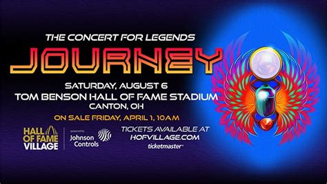 Journey Headlining Concert Celebrating Pro Football Hall Of Fame