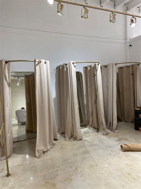 Fitting Room Curtain Rods