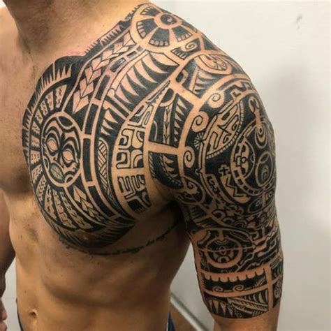Tìm ghim này và nhiều nội dung khác tại tribal sleeve tattoos của weaver. #75 mẫu hình xăm Maori Samoa đẹp nhất và Ý nghĩa ẩn sau