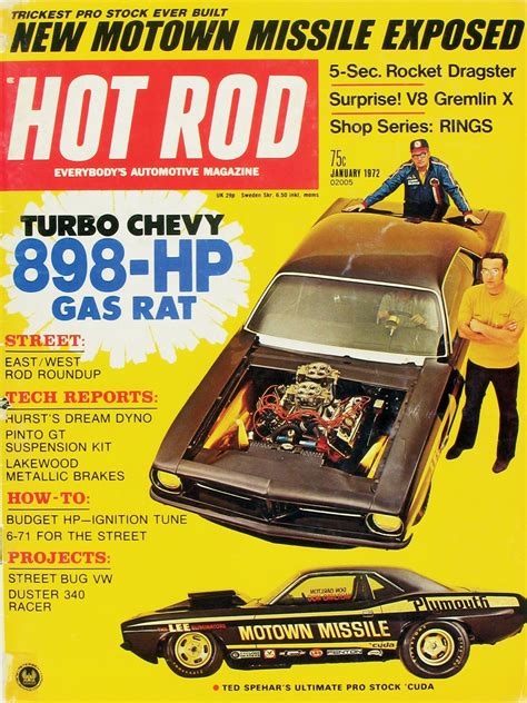 All the Covers of HOT ROD Magazine from the 1970s - Hot Rod Network