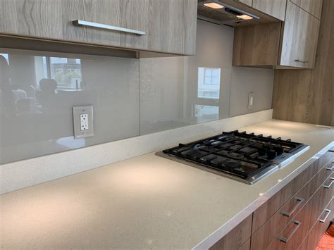 Back Painted Glass Backsplash