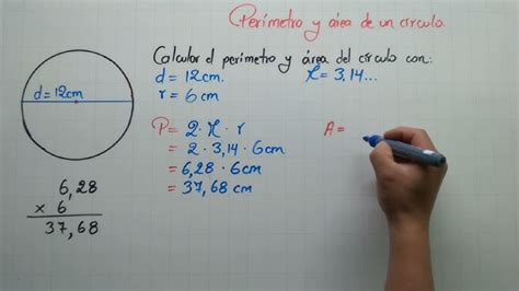 Ejemplo Y Formula Perimetro De Una Circunferencia Cel