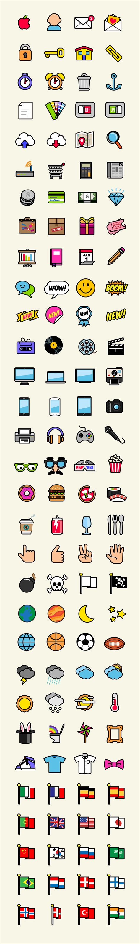 Pop Icons Essential Pack 140 Icons App On Behance