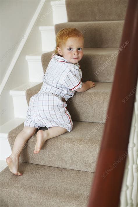 Child Climbing Stairs Stock Image M8302013 Science Photo Library