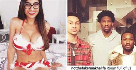 Khalifa revealed earlier this year how a hockey puck left her with a deflated breastcredit: Mia Khalifa Calls Out Meek Mill And Sixers On Instagram ...