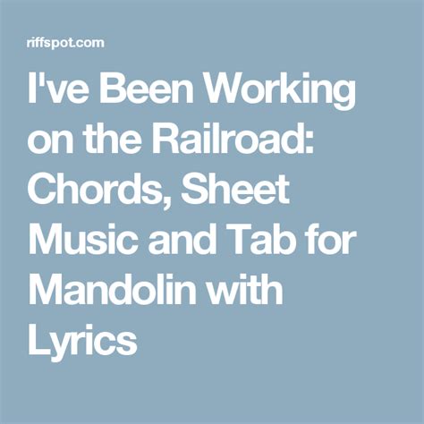 Working On The Railroad Chords Popular Chord Song