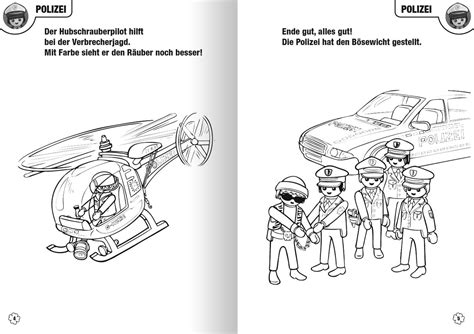 Polizei kostenlos ausmalbilder und malvorlagen zum drucken. Playmobil Mein Großes Malbuch Amazon Bücher Frisch ...
