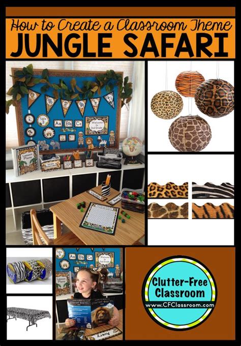 Jungle safari theme party decorating ideas #8: Jungle Safari Themed Classroom - Ideas & Printable ...