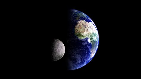 Papeis De Parede 1366x768 Satélite Natural Planetas Terra Lua Espaço