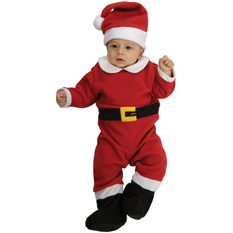 Fleece Santa Baby Infant Costume Toddler