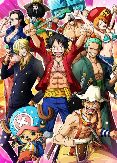 Straw Hats One Piece Anime And Manga Poster Print Metal Posters