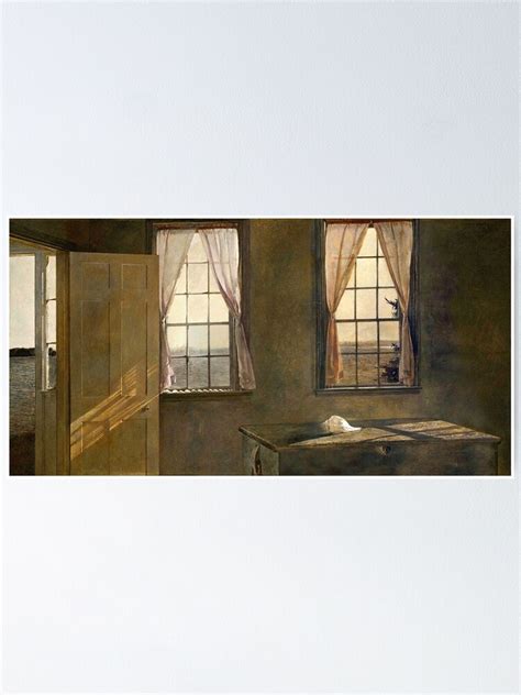 Andrew Wyeth Her Room 1963 Poster By Calvinrsmitha Redbubble