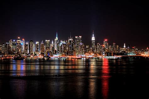 New York City Manhattan Skyline At Night 02 A Nice View Flickr