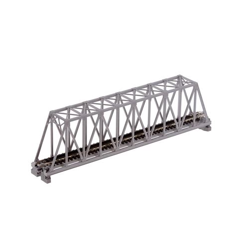 Single Track Truss Girder Bridge 248mm Grey N Scale