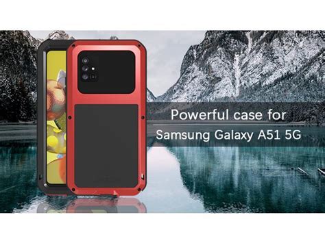 Lovemei Powerful Metal Waterproof Case For Samsung Galaxy A51 5g Cover