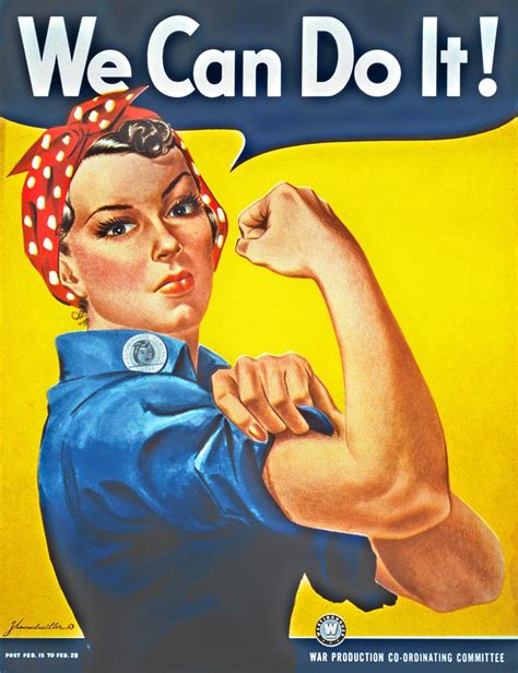 we can do it rosie the riveter us wwii poster voices from russia