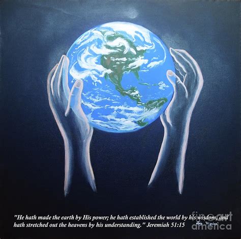 God Created The World Painting By Lois Viguier Fine Art America