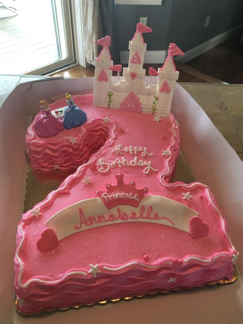 Princess Shaped Number Two Cake 2nd Birthday Cake Girl Minnie Mouse