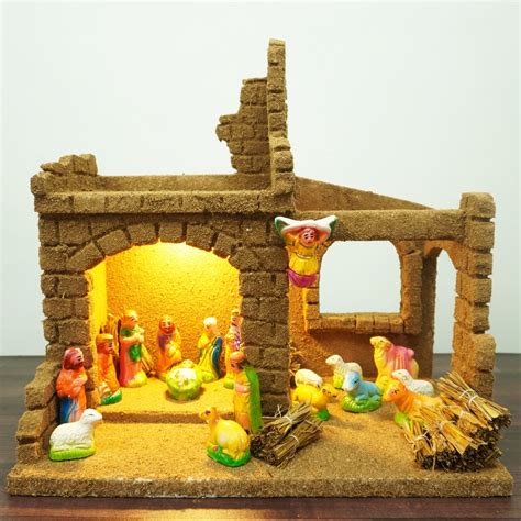 How To Make Christmas Crib Diy Nativity Scene Easy And Simple Home