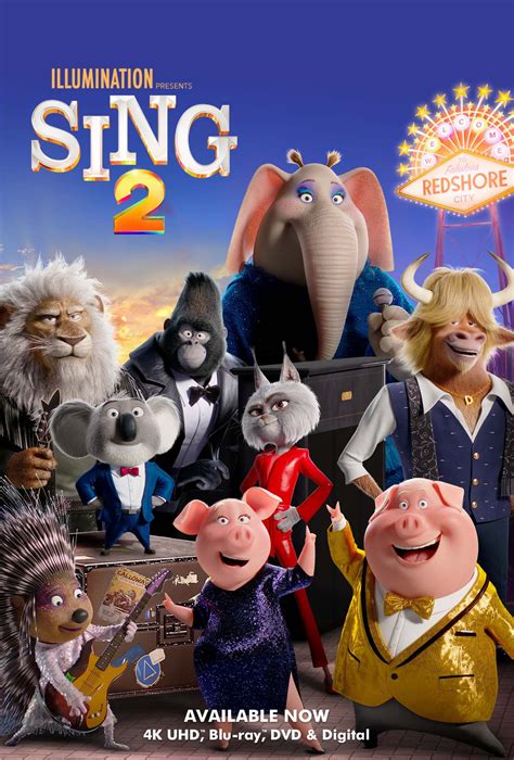 Sing 2 Cast And Synopsis Available On Digital 4k Uhd Blu Ray And Dvd