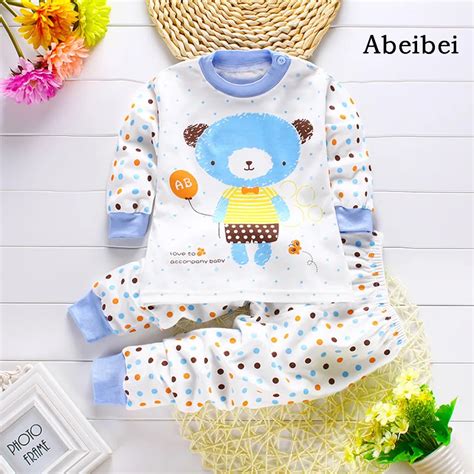 2pcsset Newborn Baby Clothing Sets For 7 24m Brand Kids Clothes 100
