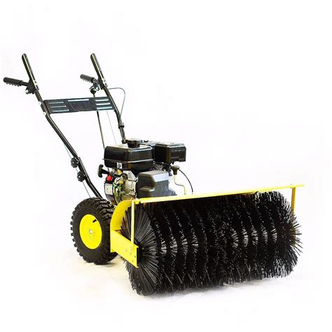 31 Walk Behind Snow Sweeper Power Brush Broom Mower Industrial 7hp Gas