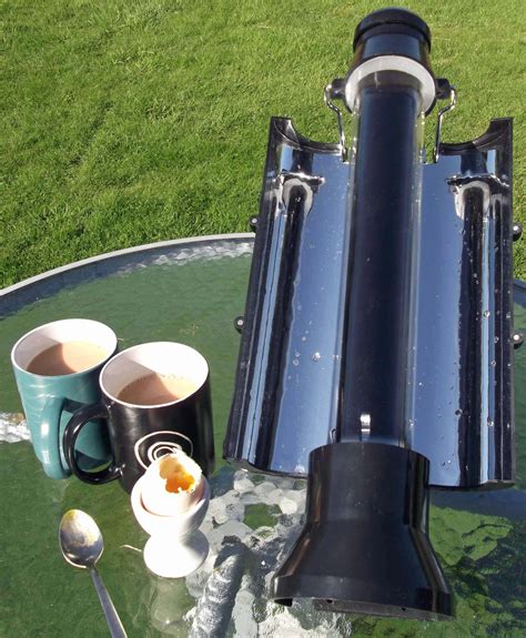 Solar Kettle Boils Water Using The Suns Rays