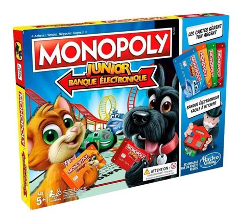 Cada jugador recibe una tarjeta. Juego De Mesa Monopoly Junior Banco Electrónico, Hasbro ...