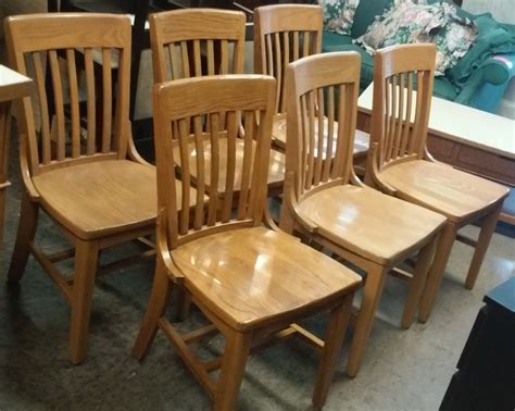 Uhuru Furniture And Collectibles Sold Mission Oak Dining Chairs 80