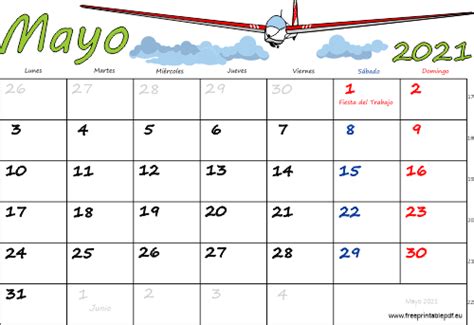 Calendario Mayo 2021 Para Imprimir Imprimir El Pdf Gratis