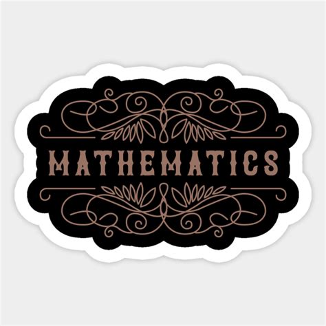 Vintage Mathematics Mathematics Sticker Teepublic