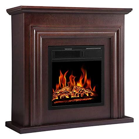 Antarctic Star 36 Electric Fireplace With Mantel Package Freestanding