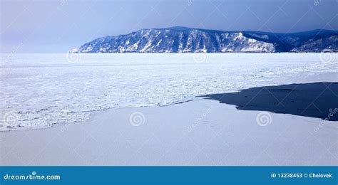 Frozen Lake Baikal Stock Image Image Of Scenics Outdoors 13238453