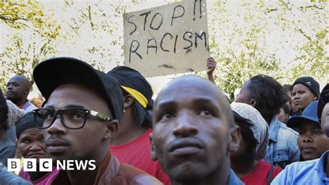 South Africas Anc To Push For Tougher Anti Racism Law Bbc News