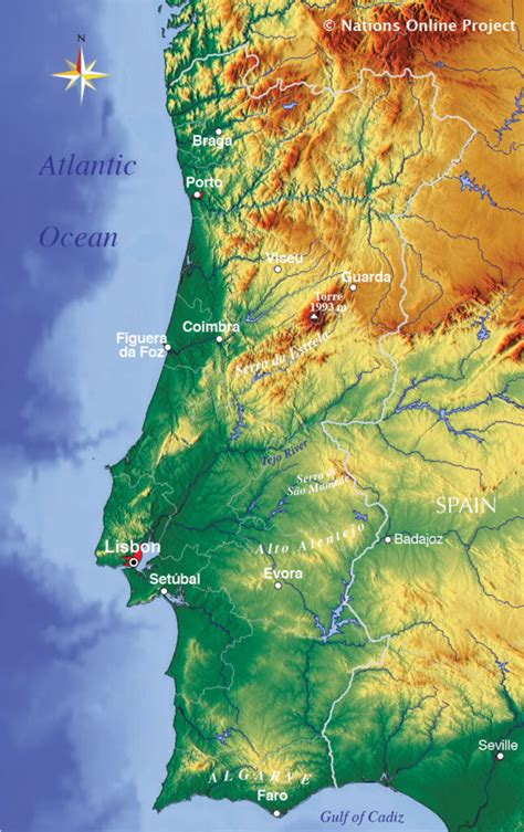 Free Printable Map Of Spain And Portugal Freeprintableme
