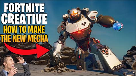 How To Make The Mecha Team Leader Fortnite Creative Youtube